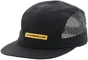 Caterpillar CAT AO Print Baseball Snapback Hat, Pitch Black