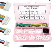 SH1.0 Connectors and Pre-Crimped Silicone Cables Compatible with JST SH 1.0mm for SPRacingF3 Omnibus F4 Pro F7 Racing Dr