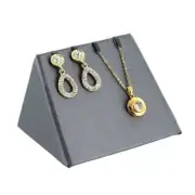 12pc Earring Display Stands Pendant Grey Display Holders Gray Jewelry Displays