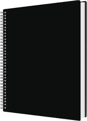 60 Pocket Presentation Book with Clear Sheet Protectors, A4 Portfolio Folder Binder Display 120 Pages Bound Thickened Sheet Protectors Binder for Children Artwork Sheet Music Diamond Paintings, Black
