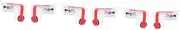 BRIGHTFUFU 3 Pairs Mobile Game Controller Trigger Buttons for Mobile Gaming Perfect Aim Key Joystick Shooter