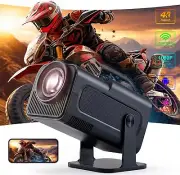 Mini Portable Projector with 5G WiFi6 BT 5.0 Android 11 Support, 1080P Smart 4K