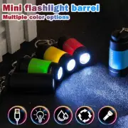 Mini Keychain Pocket Torch USB Rechargeable Flashlight LED Light Lamp Waterproof