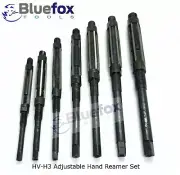 Micro Adjustable Expanding Hand reamer 7 PCS SET ( Hv To H3) 1/4" Inch- 15/32"