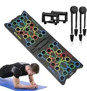 Pushup Board, Fitness Equipment - Workout Equipment | Multi-Functional Strength Training Pushup Bar, Exercise Equipment, Strength Training | Folding Pushup Stand For Home, Gym, Traveling