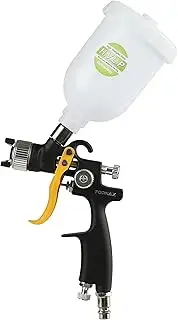 FORNAX HVLP Spray Gun Gravity Feed with 1.8mm Nozzle, 600cc Capacity, Brush and Wrench，Professional Air Paint Sprayer Guns for Painting Cars