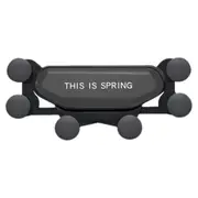 Car Air Outlet Six-claw Gravity Mobile Phone Holder Bracket (Black)
