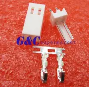 100sets KF2510 2Pin Connector Kits 2.54mm Male Pin Header+Terminal+Female