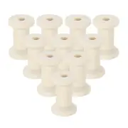 50 Pcs Wooden Empty Spool 1-3/16in Unfinished Wooden Spools Empty Thread Spools