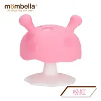 在飛比找大樹健康購物網優惠-【英國 Mombella】啾比小蘑菇固齒器（粉紅）