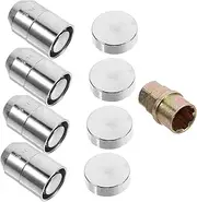 Security Bolt Nuts 12mm x 1.5mm Iron Wheel Lock Anti-theft Parts Unique Key Hardened Steel Quick Installati