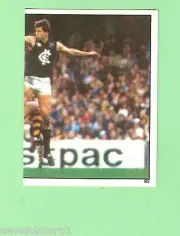 1984 SCANLENS VFL STICKER #82 GEOFF SOUTHBY, CARLTON BLUES - RIGHT HALF