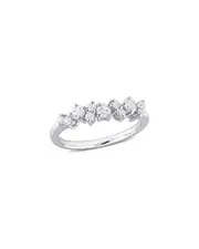 Rina Limor Platinum 0.49 ct. tw. Diamond Half-Eternity Ring