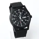 日本機芯全黑帆布手錶NE2042