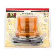 LED Autolamps Amber Emergency Warning Strobe Beacon Light Magnetic Mount Lamp