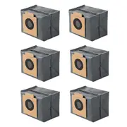 6PCS Dust Bags for Clean X8 Pro Robot Vacuum Cleaner Auto-Empty Station Replacement