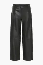 LEATHER BALLOON PANTS