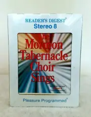 Reader's Digest 8-Track Tapes "The Mormon Tabernacle Choir Sings" Set of 3 NEW