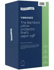 [Protect-A-Bed] Vibrance Bamboo Jersey Pillow Protector in White