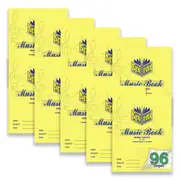 10pc Spirax 242 Music Book 225x175mm 96-Pages Writing Paper Notebook Yellow