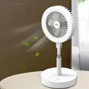 Multi-function Rechargeable Fan Lamp with Telescopic Bracket