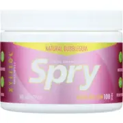 Spry Xylitol Chewing Gum Sweetened Natural Bubblegum 100 Pieces