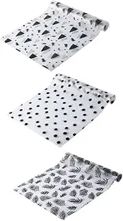 Alipis 3 Rolls Kitchen Paper Anti- Cabinet Waterproof Cupboard Cushions Liner Cabinet Mats Oil Resistant Cabinet Mat Wardrobe Drawers Shelves Water Proof Eva Moisture-Proof Pad