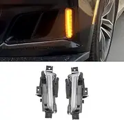 Car Front Bumper Light Daytime Running Lights and Turn Signals for Camaro 2016-2019 6th Gen Body Kit Car Accessories (Daytime Running Lights+Turn Signals)