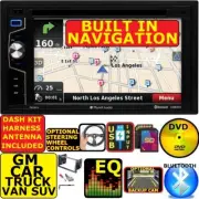 GM CAR-TRUCK-VAN-SUV GPS NAVIGATION Cd/Dvd Bluetooth Radio Stereo Double Din USB