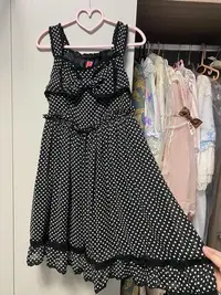 在飛比找Yahoo!奇摩拍賣優惠-Baby 中古 水玉 波點 jsk xd Lolita ap