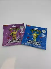 Teenage Mutant Ninja Turtles- 2 Build-it Mini Leonardo & Donatello Figure/ New