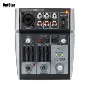 Xenyx 302USB 5-Input Audio Mixer Original Mixing Console Mic Preamp USB/Audio