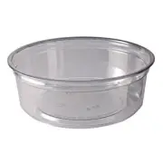 Fabri-Kal RD8 8 oz Alur Deli Plastic Container - Clear (500/CT) New