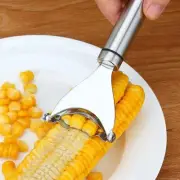 Stainless Steel Corn Cob Peeler Stripper Cutter Remover Kitchen Kernel Easy Best