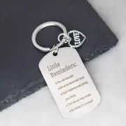 Little Reminders You Are Enough It's Ok To Have Bad Days Keychain Stainless Stee