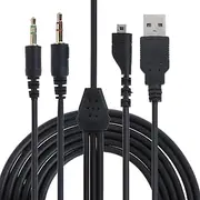 Replacement USB 3.5mm Mic Cable Headphones Cable PVC Soft Wire for 3 5 7 Headphones/3894