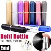 Mini Perfume Atomiser Pump Spray Travel Refillable Portable Bottle Scent Pocket