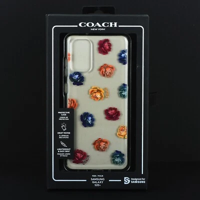 Coach New York Protective Peony Rainbow Clear Case For Samsung Galaxy S20+ Plus