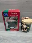 Crofton Green Santa Cookie Jar Stoneware - Whimsical Holiday Gift. New In Box.