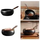 Nonstick Wok Gas Induction Cooker Stir Fry Pan for Restaurant Camping Hotel