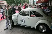 Actor Michael Keaton arrives UK Premiere of Herbie Fully Loaded Vu- Old Photo 1