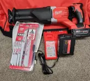 Milwaukee•2621-22•M18 18 Volt SAWZALL Lithium-Ion Reciprocating Saw Set•New!