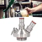Stainless Steel Double Ball Lock Mini Keg Dispenser Mini Beer Keg Spear For JY