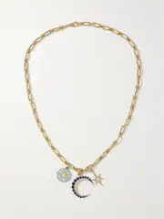 [Storrow] Storrow - 14-karat Gold Multi-stone Necklace - One size One size Gold