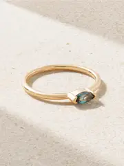 [Melissa Joy Manning] Melissa Joy Manning - 14-karat Recycled Gold Topaz Ring - 6 6 Gold