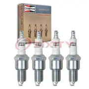 4 pc Champion Copper Plus Spark Plugs for 1976 Nissan F10 1.4L L4 Ignition tg