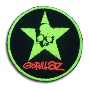 Gorillaz Patch Embroidered Punk Alternative Rock Hip Hop NOFX