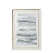 [James Lane] Winter Sky Handpainted Rice Paper Wall Art - 75cm x 3cm x 105cm