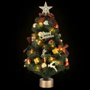 Tabletop Christmas Tree 60CM LED Xmas Tree Tree Topper Ornaments