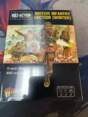 British Infantry section (Winter) Bolt Action WWII Warlord Games New!